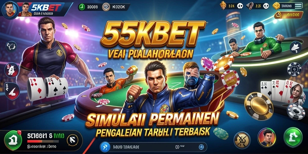 Screenshot gameplay <strong>55KBET</strong> yang menampilkan pengalaman taruhan yang mendebarkan.