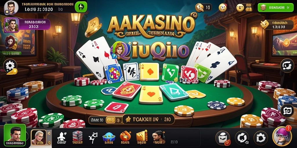 Gameplay seru AAKASINO dalam QiuQiu