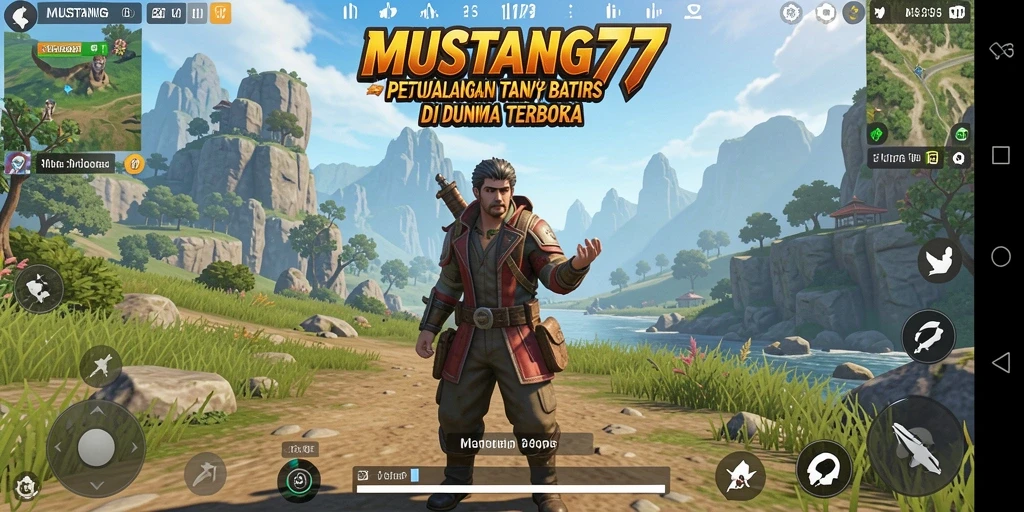 Gambaran mendebarkan tentang eksplorasi dunia terbuka MUSTANG77.