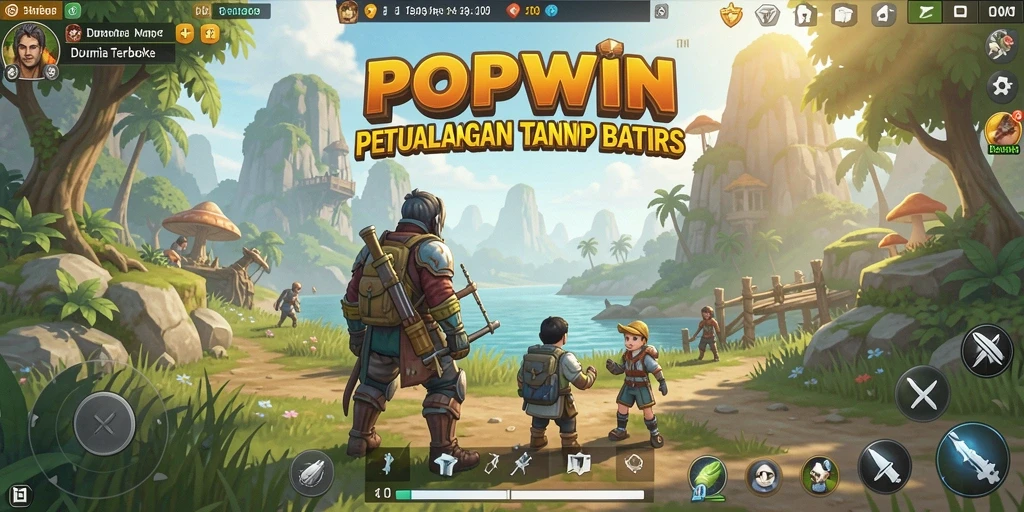 Screenshot gameplay menunjukkan kebebasan eksplorasi di dunia terbuka.