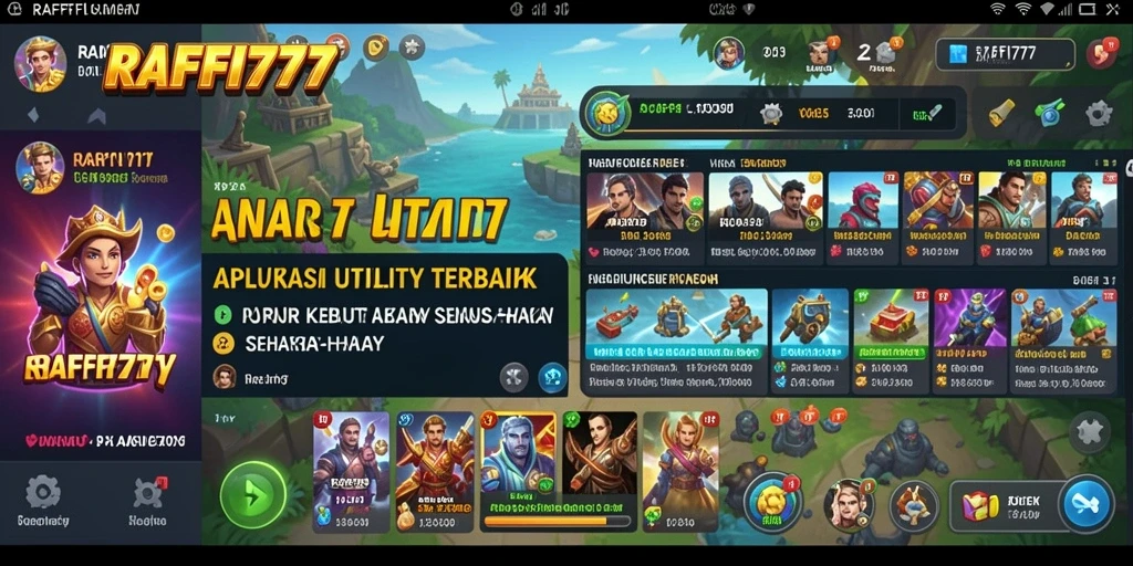 Tampilan antarmuka RAFFI777 yang intuitif dan menarik.
